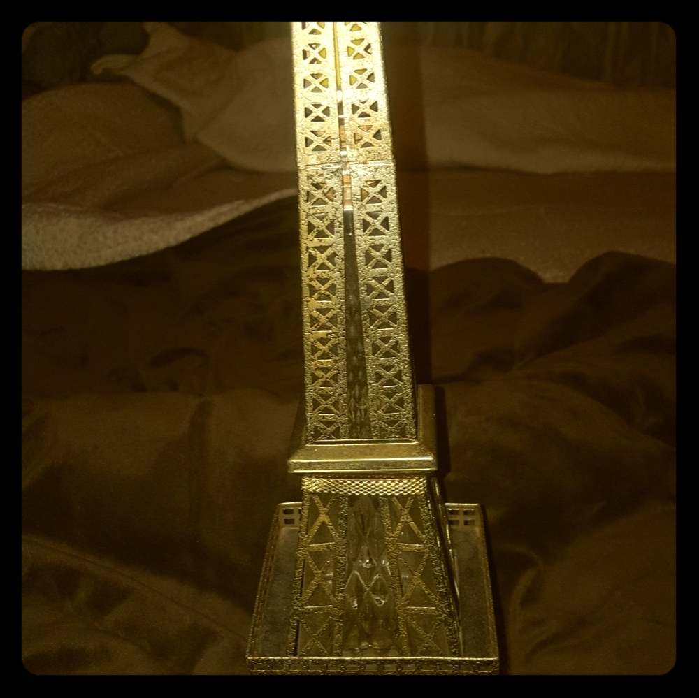 The last time I saw Paris music box and decanter!!